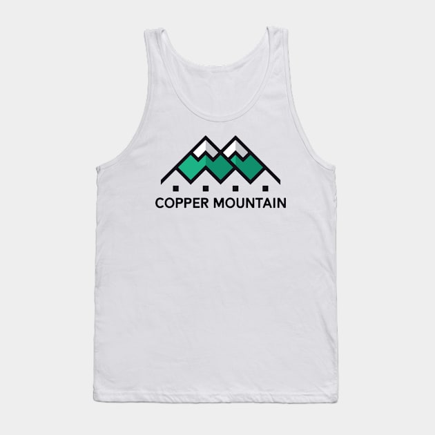 Copper Mountain Colorado Ski Badge Sticker snow Tank Top by gurvindersohi3